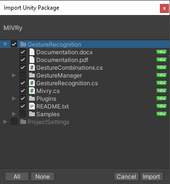 Unity Package Import